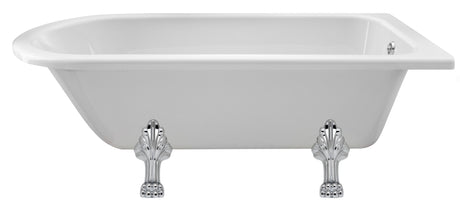 Launde Abbey Single Ended Freestanding Shower Bath Pride Leg Set 1700mm - White