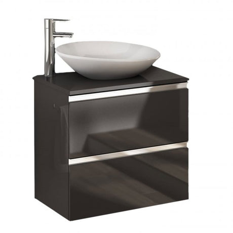 Royo Vida 2 Drawer Wall Unit 600mm - Anthracite - RO124818