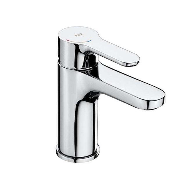 Roca L20 Cold Start Basin Mixer Tap without Pop-up Waste In Chrome - 5