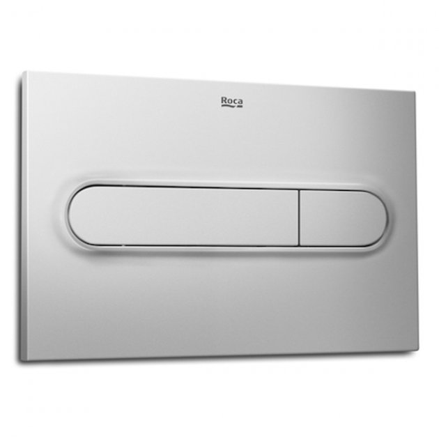 Roca PL1 Dual Flush Plate - Matt Chrome - 890095002