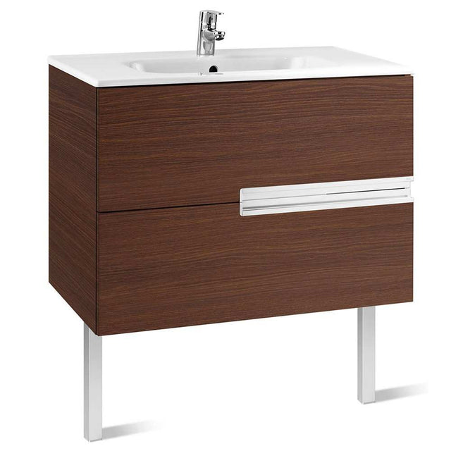 Roca Victoria-N Unik 2-Drawers Vanity Unit with Basin 800mm Wide Textu
