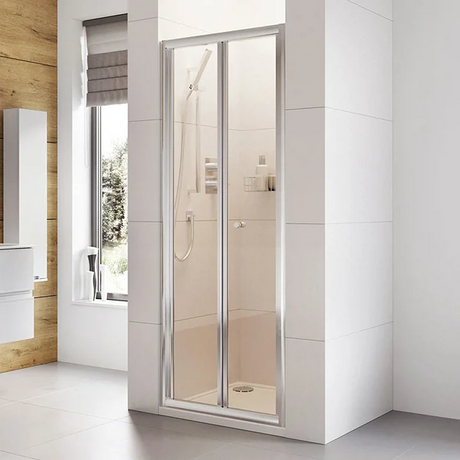 Roman Haven 760mm x 1900mm Chrome Bi-Fold Shower Door - H3B76CS