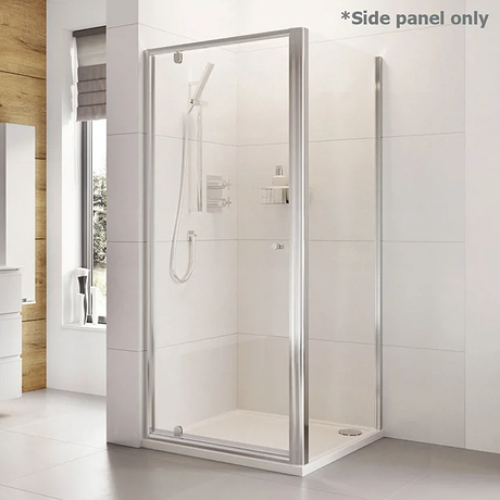 Roman Haven 900mm x 1900mm Chrome Side Panel - H3R9CS
