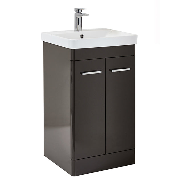 Scudo Rossini Floorstanding Unit 500mm x 800mm x 444mm - Wolf Grey - ROSSINI05