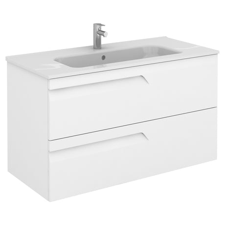Royo Vitale Wall Unit 1000mm - Gloss White - RO122881