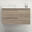 Royo Vitale Slimline 2 Drawer Wall Unit 800mm - Light Oak - RO125227