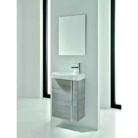 Royo Elegance Floorstanding Cloakroom Unit Pack - Sandy Grey - RO22914