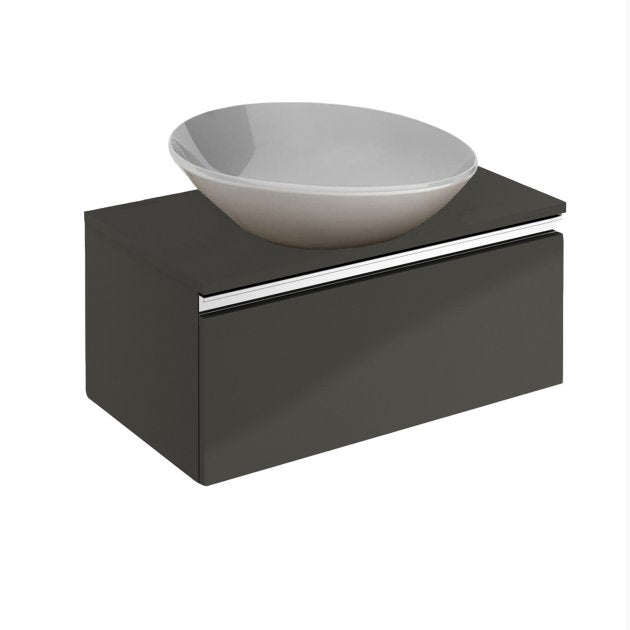 Royo Vida 1 Drawer Wall Unit 600mm - Anthracite - RO124814