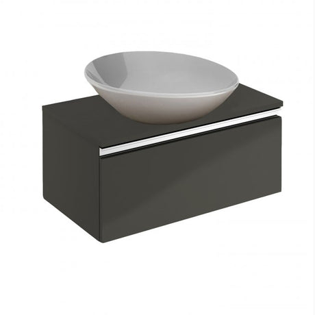 Royo Vida 1 Drawer Wall Unit 600mm - Anthracite - RO124814