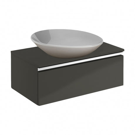 Royo Vida 1 Drawer Wall Unit 800mm - Anthracite - RO124822