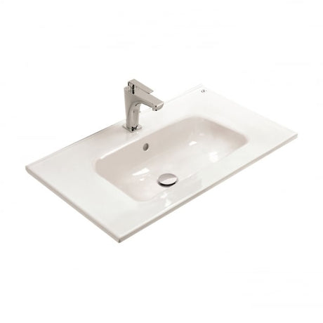 Royo Vitale Slimline Square Basin 610mm - White - RO124873