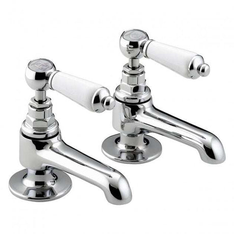 Bristan Renaissance Traditional Basin Taps - Chrome Plated - RS2 1/2 C
