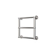 Radox Edwardian 480mm H chrome traditional heated towel rail for bathrooms