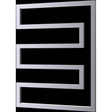 Radox Essence 730mm x 580mm stainless steel designer heated towel rail with modern geometric design