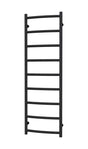 Radox Lacuna 1500mm H black pearl designer heated towel rail with contemporary ladder design