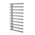 Radox Linx 750mm H modern heated towel rail in black pearl anthracite finish for bathrooms
