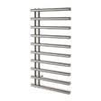Radox Linx 1550mm H black pearl anthracite designer heated towel rail with horizontal bars