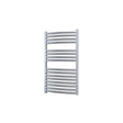 Radox Premier 800mm H white curved heated towel rail in contemporary design