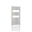 Radox Premier XL 800mm H x 600mm W stainless steel curved heated towel rail for modern bathrooms