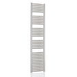 Radox Premier XL stainless steel curved heated towel rail 1800mm high by 500mm wide for modern bathrooms