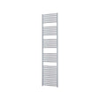 Radox Premier 1800mm H x 600mm W chrome curved heated towel rail for modern bathrooms