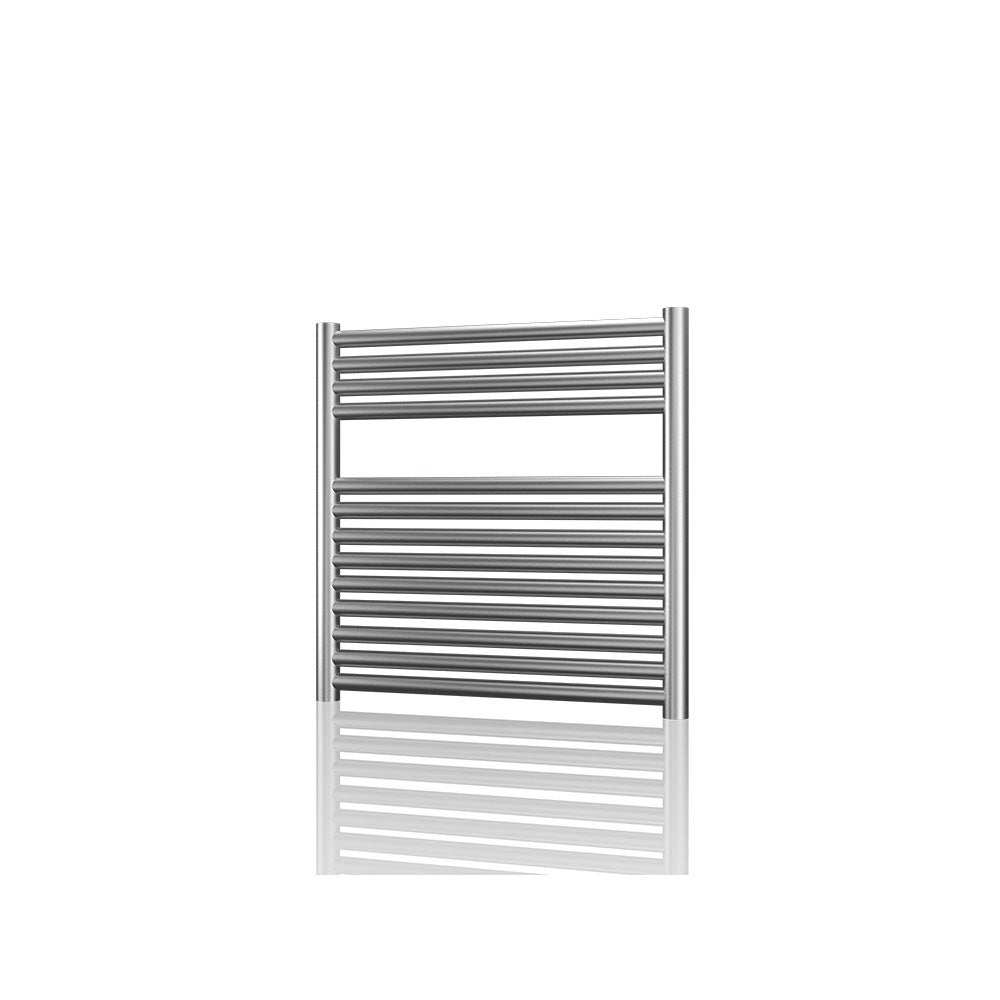 Radox Premier XL stainless steel horizontal heated towel rail 600mm height x 750mm width