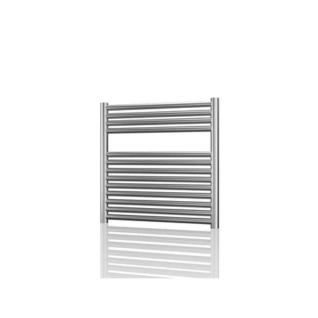 Radox Premier XL stainless steel horizontal heated towel rail 600mm height x 750mm width