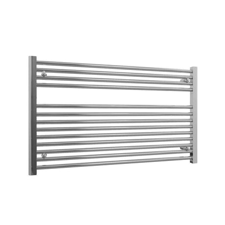 Radox Premier 600mm H chrome horizontal heated towel rail for bathrooms