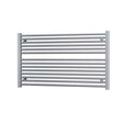 Radox Premier 600mm H chrome horizontal heated towel rail with sleek modern design