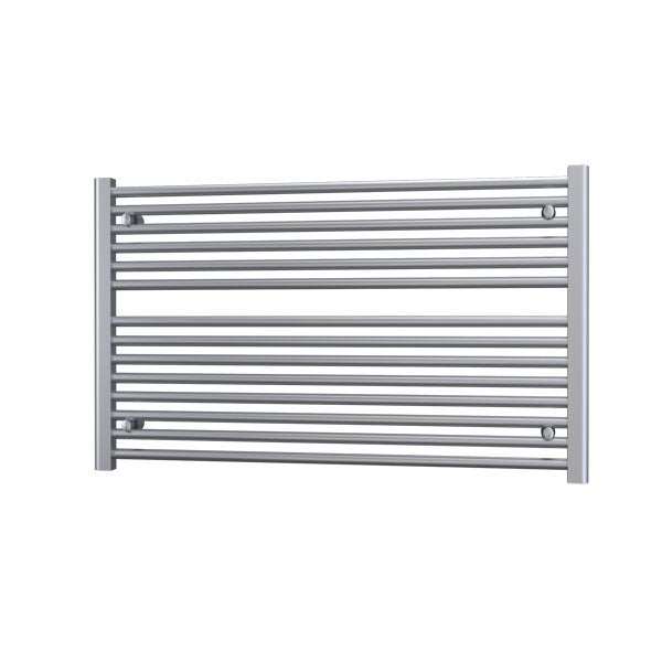 Radox Premier 600mm H chrome horizontal heated towel rail with sleek modern design