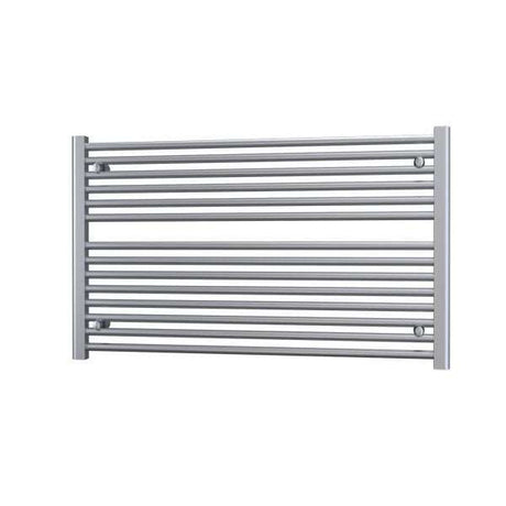 Radox Premier 600mm H chrome horizontal heated towel rail with sleek modern design