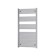 Radox Premier 1200mm H chrome flat straight heated towel rail for modern bathrooms