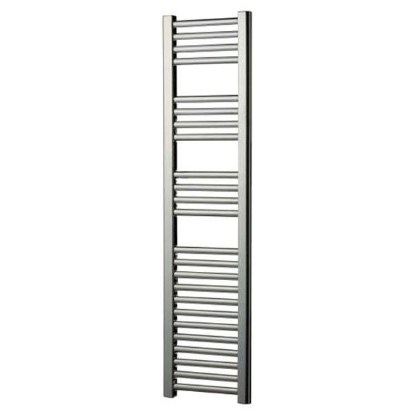 Radox Premier 1200mm H white flat straight heated towel rail for modern bathrooms