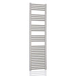 Radox Premier XL Slimline stainless steel straight heated towel rail 1500mm high by 300mm wide for modern bathrooms