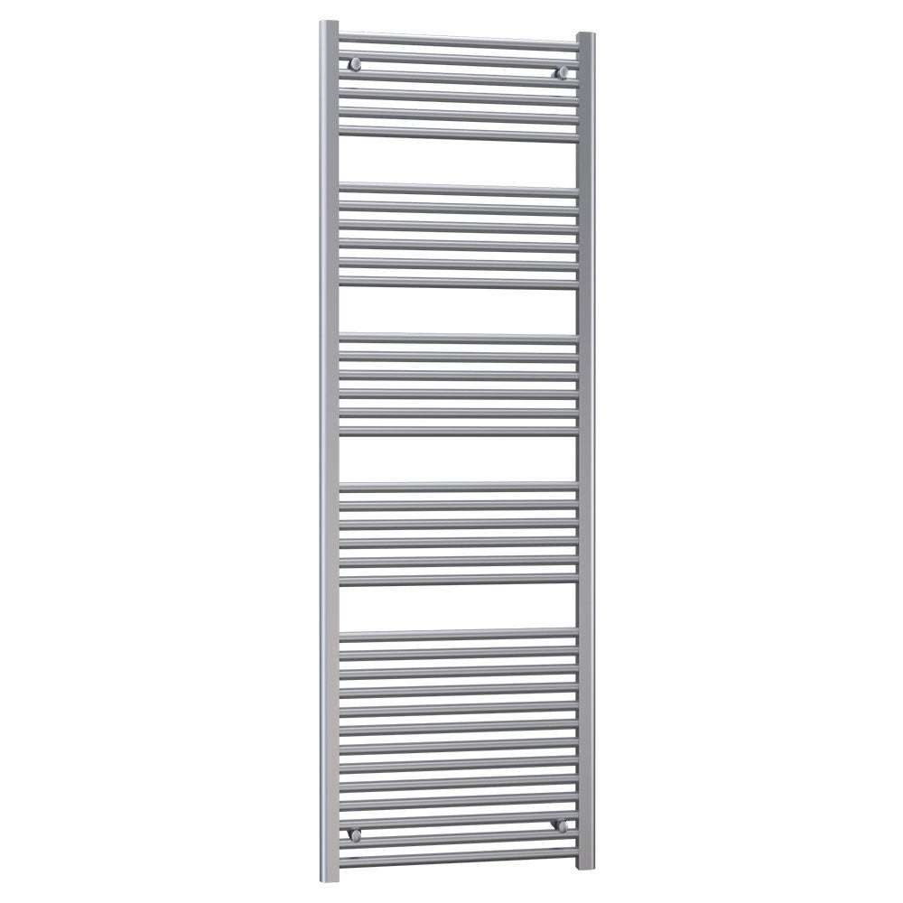 Radox Premier 1500mm H chrome straight heated towel rail with durable contemporary design