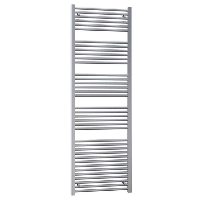 Radox Premier 1500mm H chrome straight heated towel rail with durable contemporary design