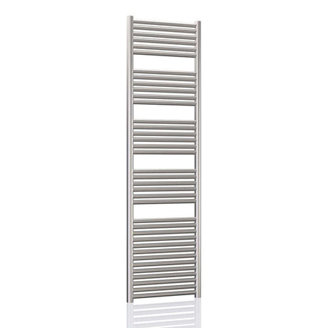 Radox Premier XL stainless steel straight heated towel rail 1800mm height, 500mm width, modern bathroom accessory