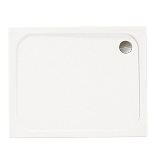 Merlyn Touchstone Anti Slip Rectangular Shower Tray Without Waste 1000 x 800mm - White - S118RTASTO