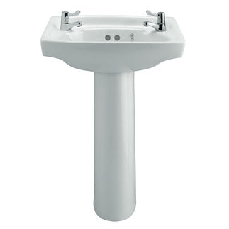 Armitage Shanks Royalex 2 Tap Holes Pedestal Basin 510mm - White - S218001