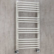 Supplies4Heat Apsley 1100mm Height x 600mm Width White Heated Towel Rail - APSL116019W