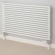 Supplies4Heat Chaucer 402mm Height x 1520mm Width White Single Horizontal Radiator - CHAU401512SHW - TAP 'N' SHOWER