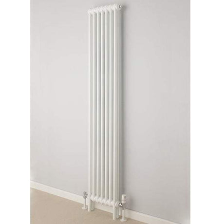 Supplies4Heat Cornel 1800mm Height x 429mm Width White Vertical 2 Column Radiator - CORN2C184209VW