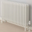 Supplies4Heat Cornel 750mm Height x 519mm Width White Horizontal 4 Column Radiator - CORN4C755111HW - TAP 'N' SHOWER