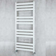 Supplies4Heat Tallis 1060mm Height x 500mm Width White Ladder Towel Rail - TALLLR105012W - TAP 'N' SHOWER