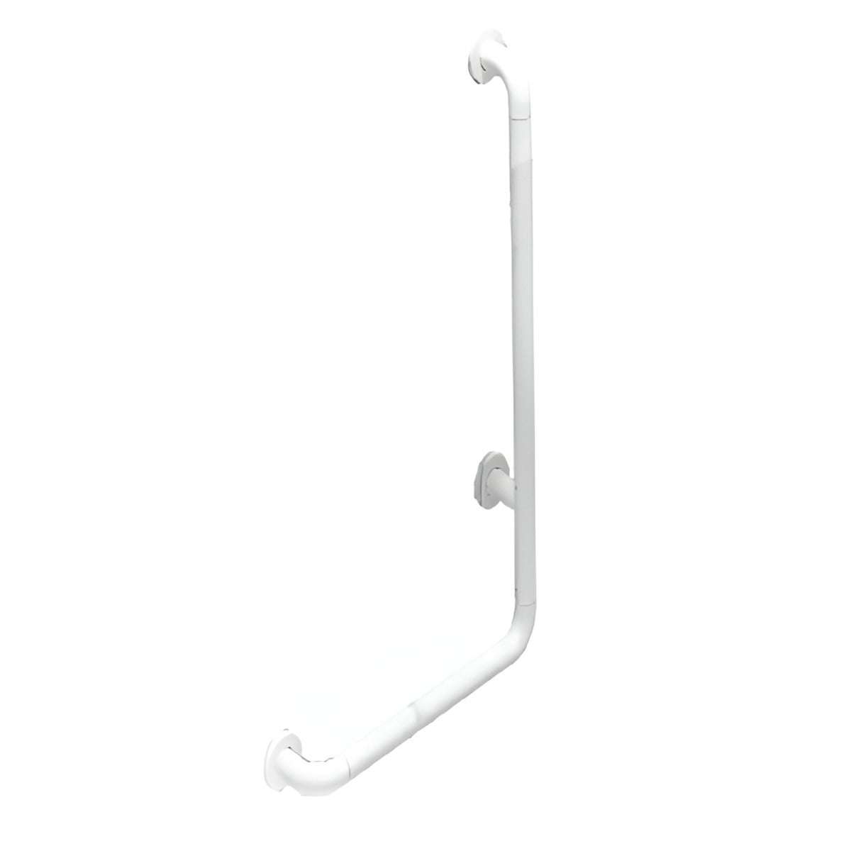 Armitage Shanks 900mm Length Contour 21 Angled RH White Shower Grab Rail - S6473AC