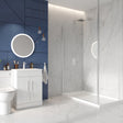 Scudo S8 1000mm Wetroom Shower Panel - Chrome - S8-WET1000CHR