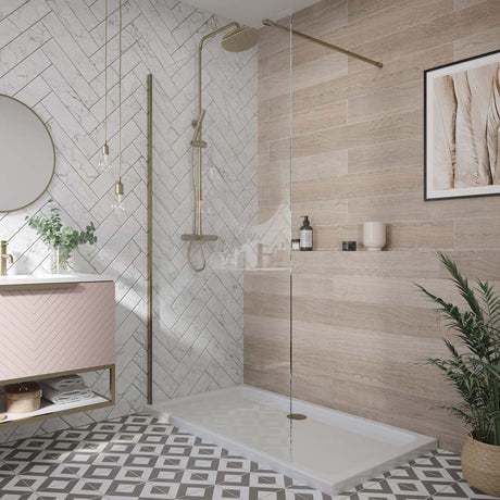 Scudo S8 Wetroom Shower Panel 900mm - Chrome - S8-WET900CHR