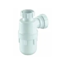 Armitage Shanks 1 1/2" Plastic Resealing Bottle Trap - White - S892567