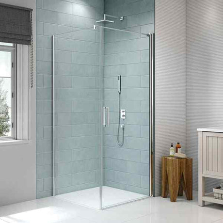 Merlyn 8 Series Frameless Side Panel 800mm Wide - Clear Glass - S8FSP80PV