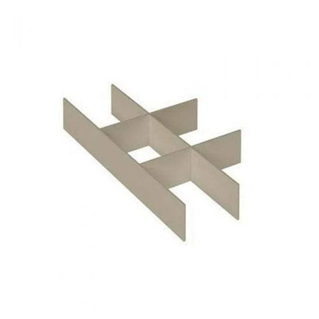 Britton Shoreditch 65cm nude drawer organiser with MDF construction and UPVC foil laminate wrap for Shoreditch units